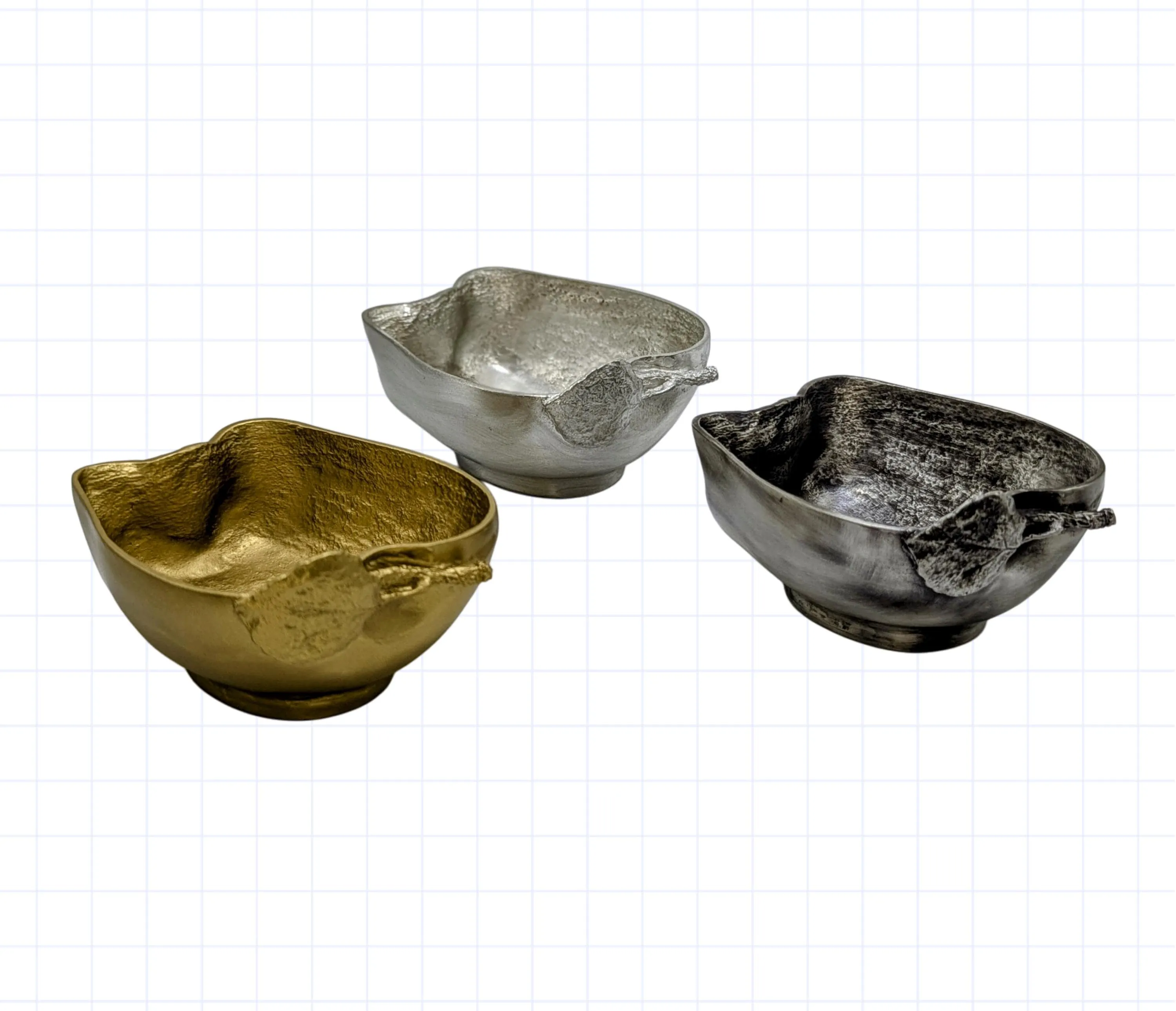 Handcrafted pewter object