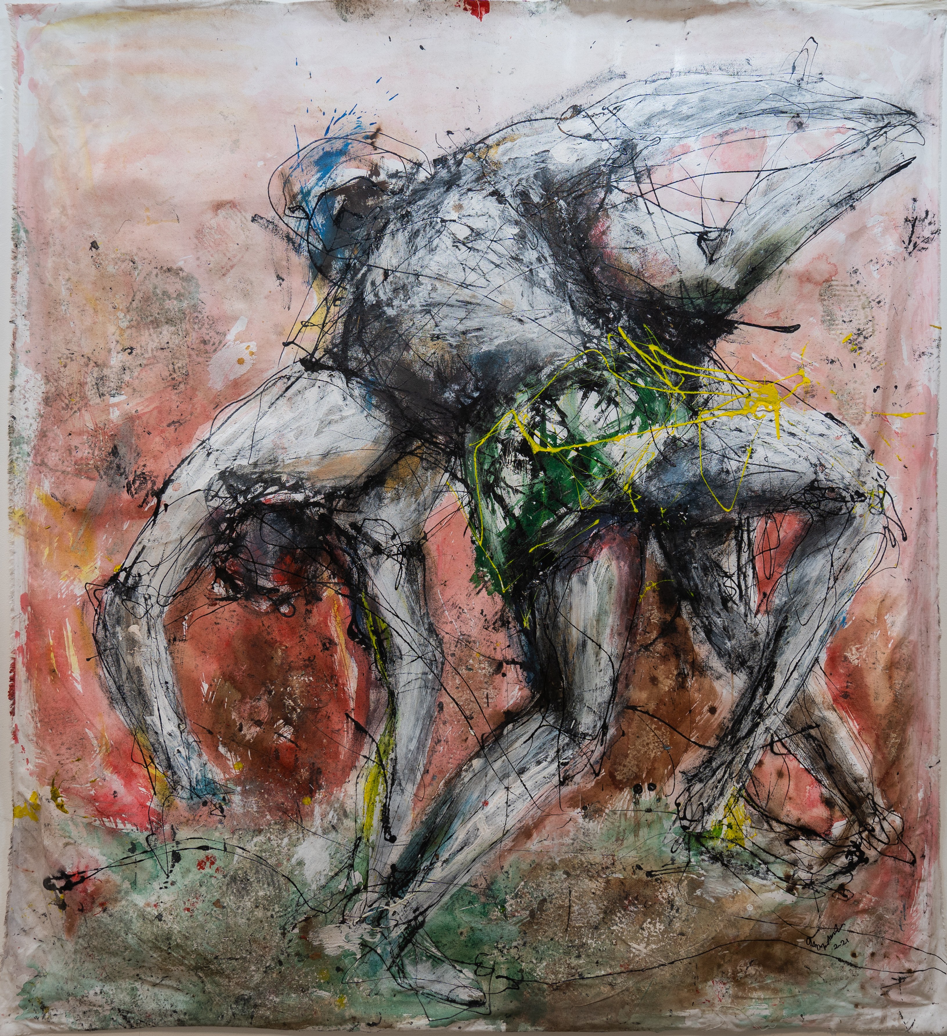Dotun Abiola, The Duel, 2021 SOLD