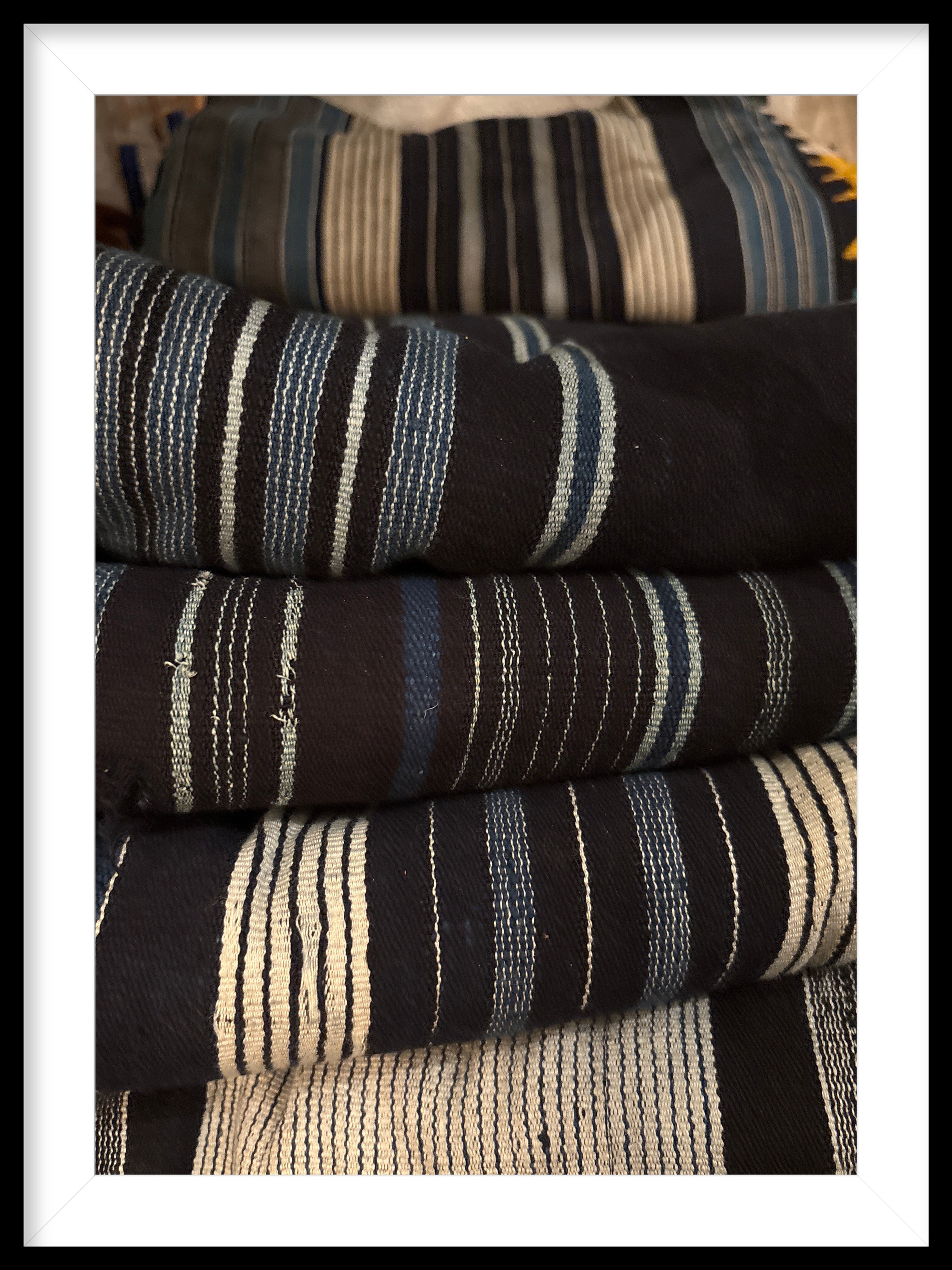 Indigo Aso-Oke Fabrics