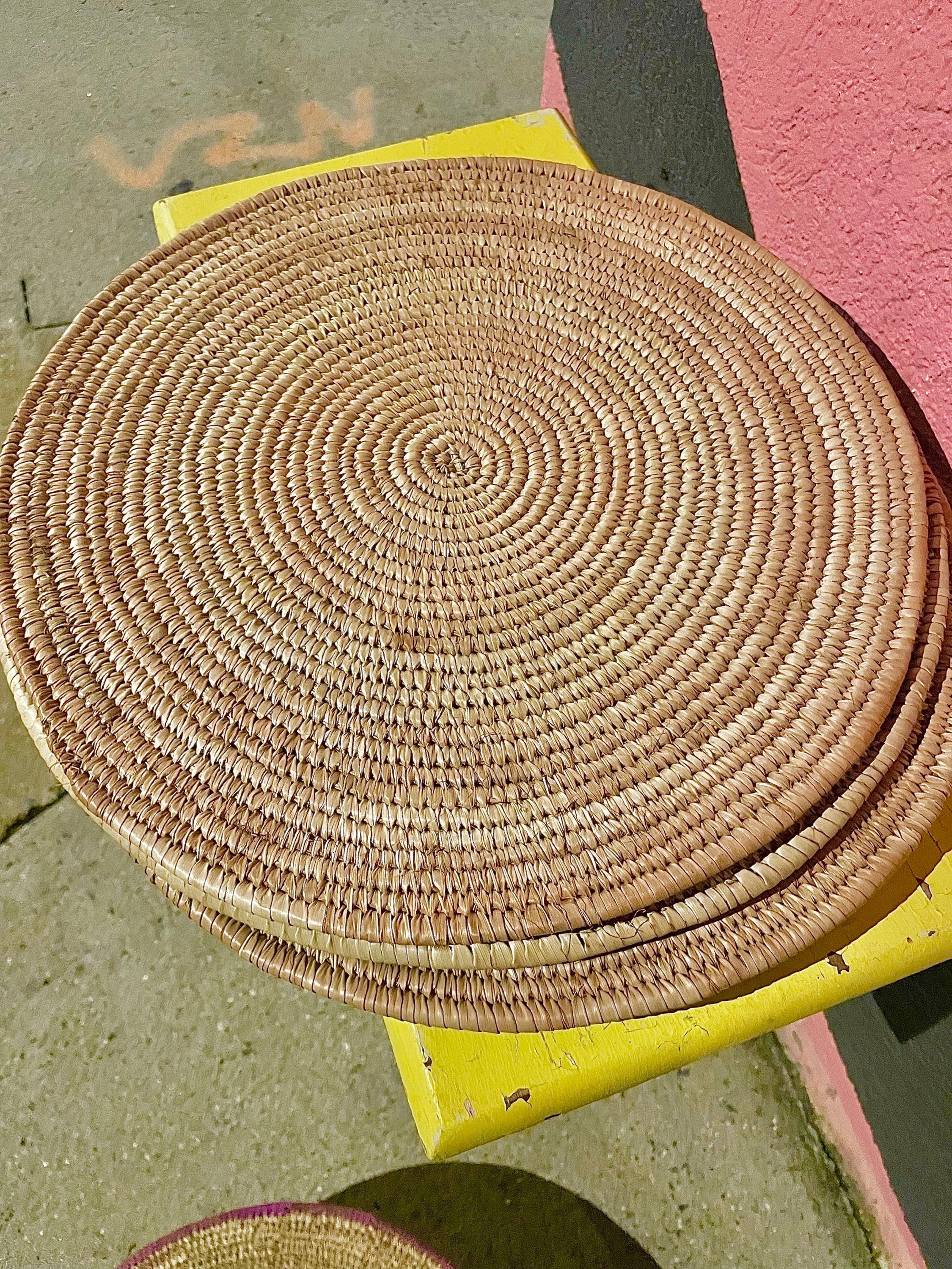 Large Natural Woven Mats 