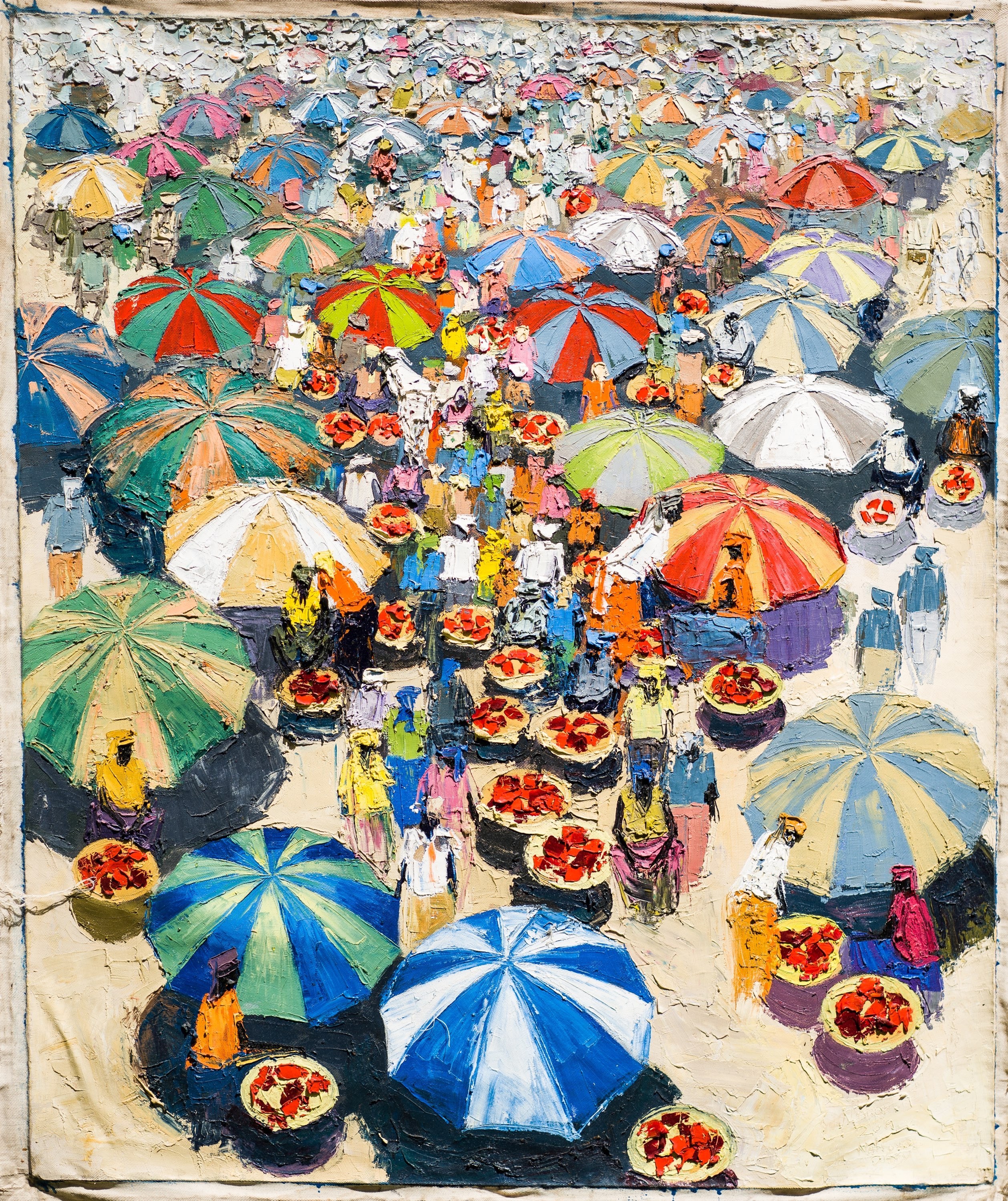 “Market Day” by Nat Okoro  SOLD 