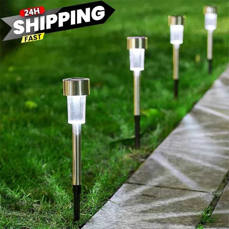 10-Pack: Solar Outdoor Lights Garden Lanterns