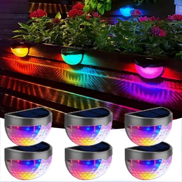 THWAY: 12Pk (40 Luman) 3 Meter Motion Detection Solar Powered Fence/Wall  LED Lights