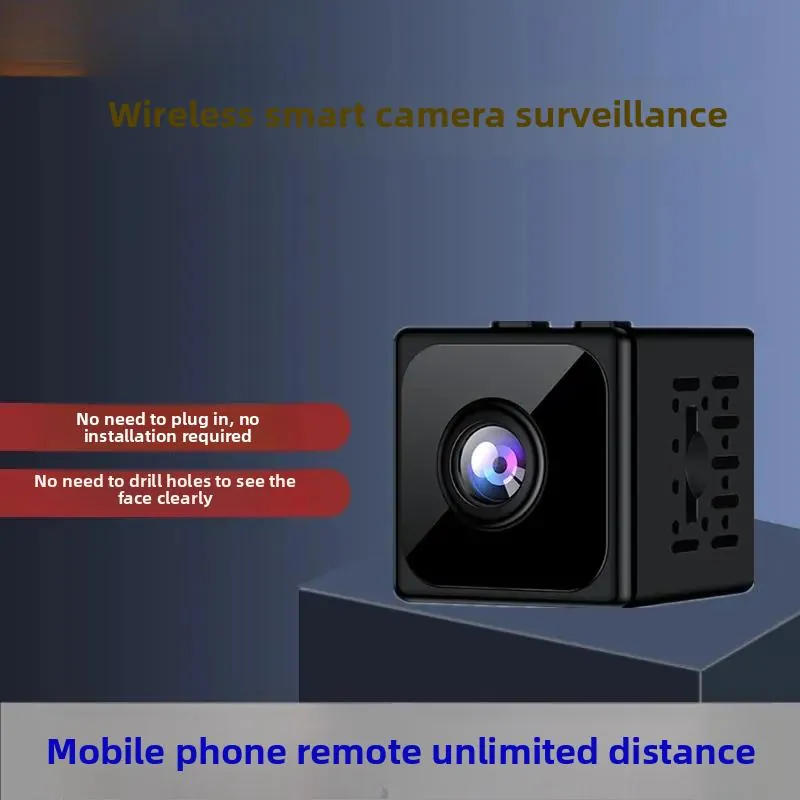 ModernTech: Wireless Mini Cube WiFi Smart Home HD 4K Camera• Real-Time Alerts