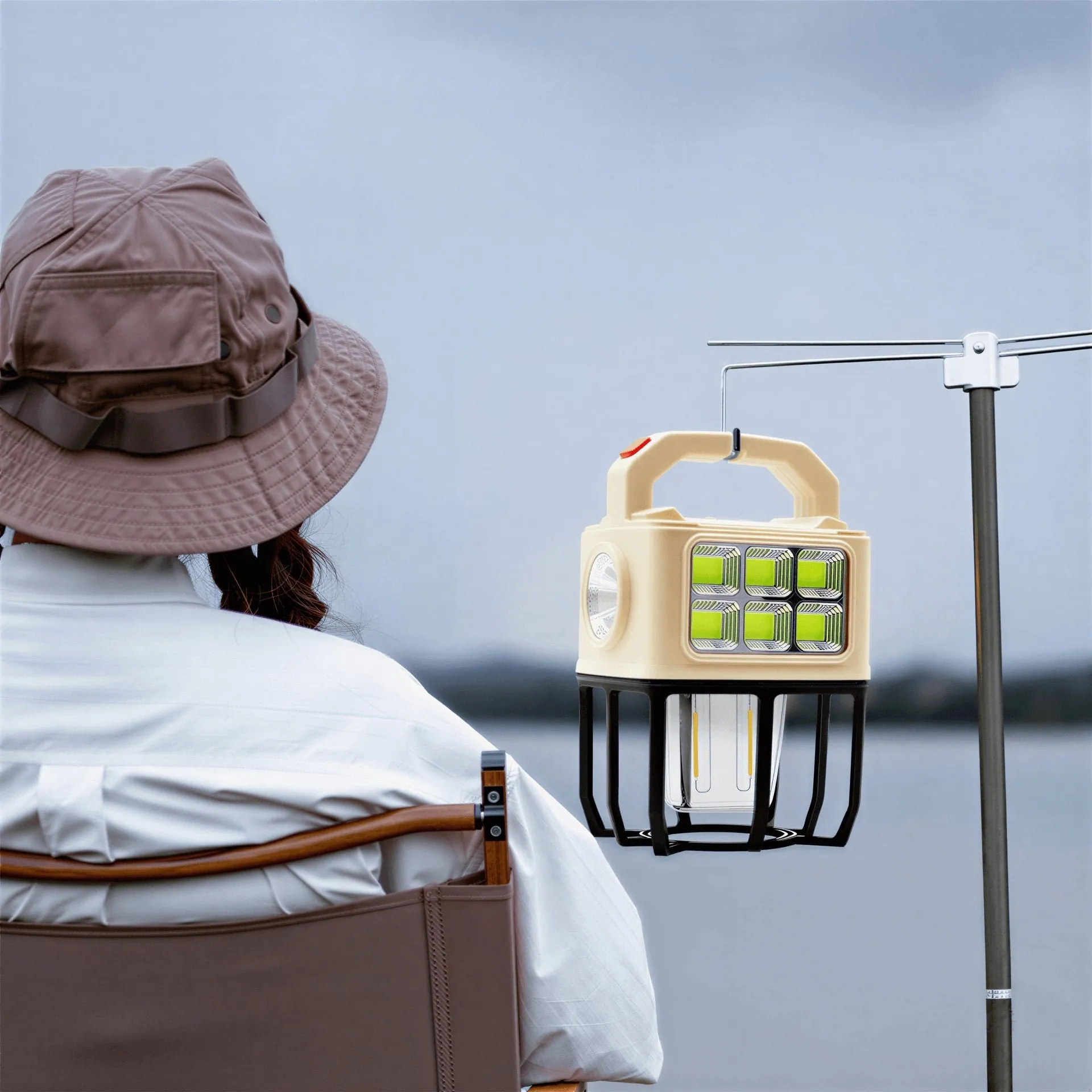 GRAMSTRONG: “Multi-Purpose” Solar Powered Outdoor Camping LED Lamp with Multiple Lighting Modes