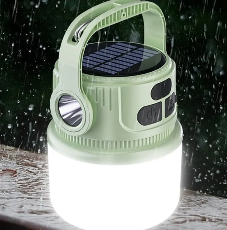 GJB Products: Portable 10W 3.7V Solar Powered Waterproof Outdoor+Charging LED Lantern