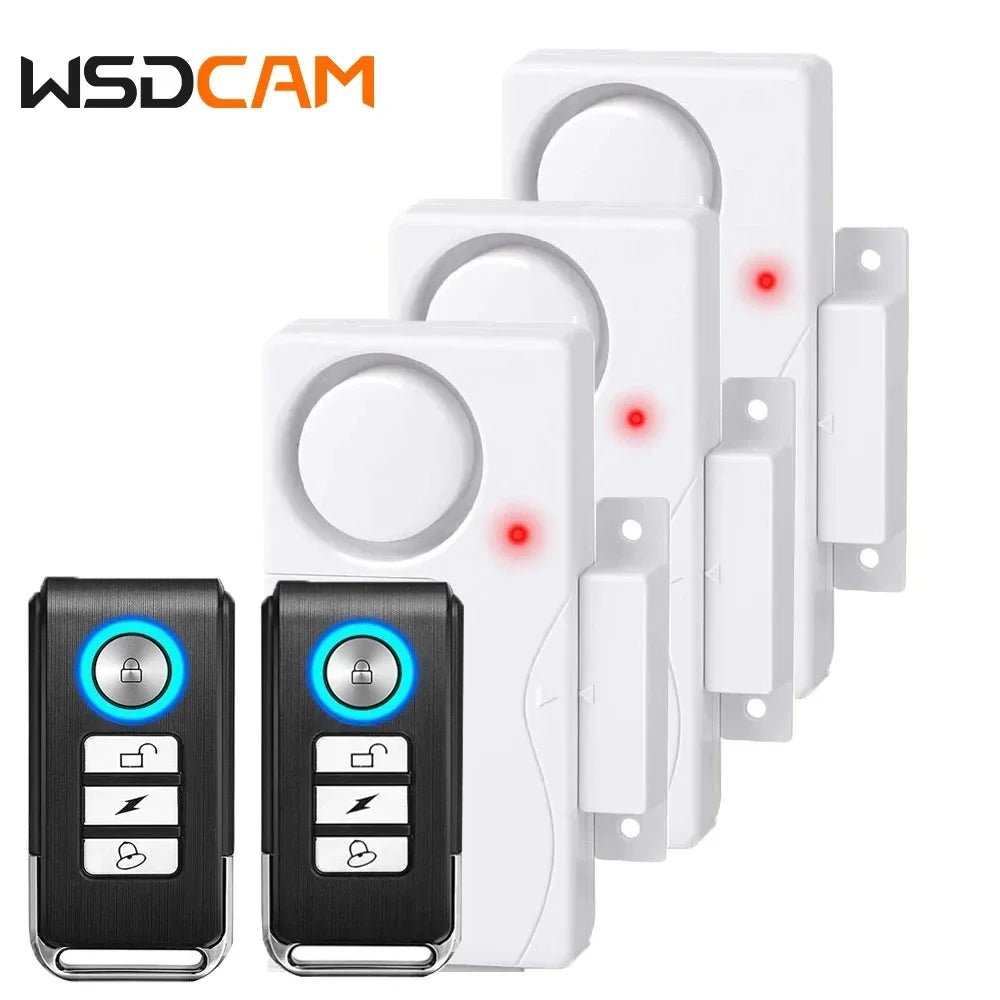 WSDCAM: Wireless Home Security Door/Window Alarm Sensor System with Remote