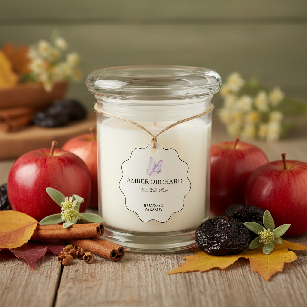 Amber Orchard- 8oz Candle