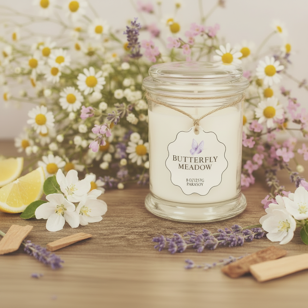 Butterfly Meadow- 8 oz Candle