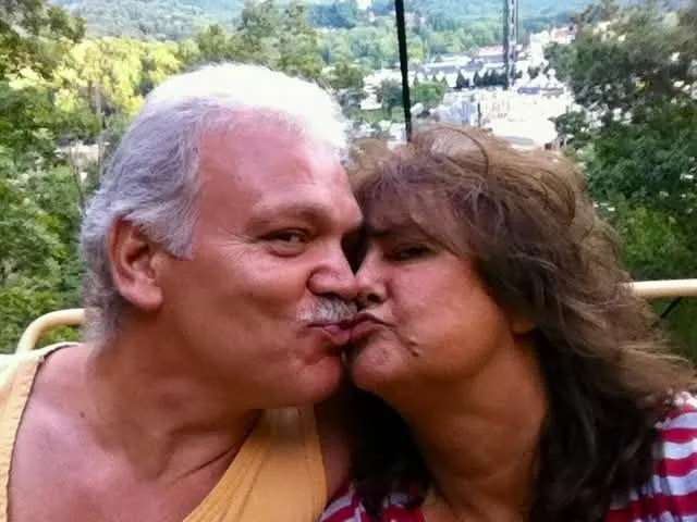 Couple at a scenic overlook