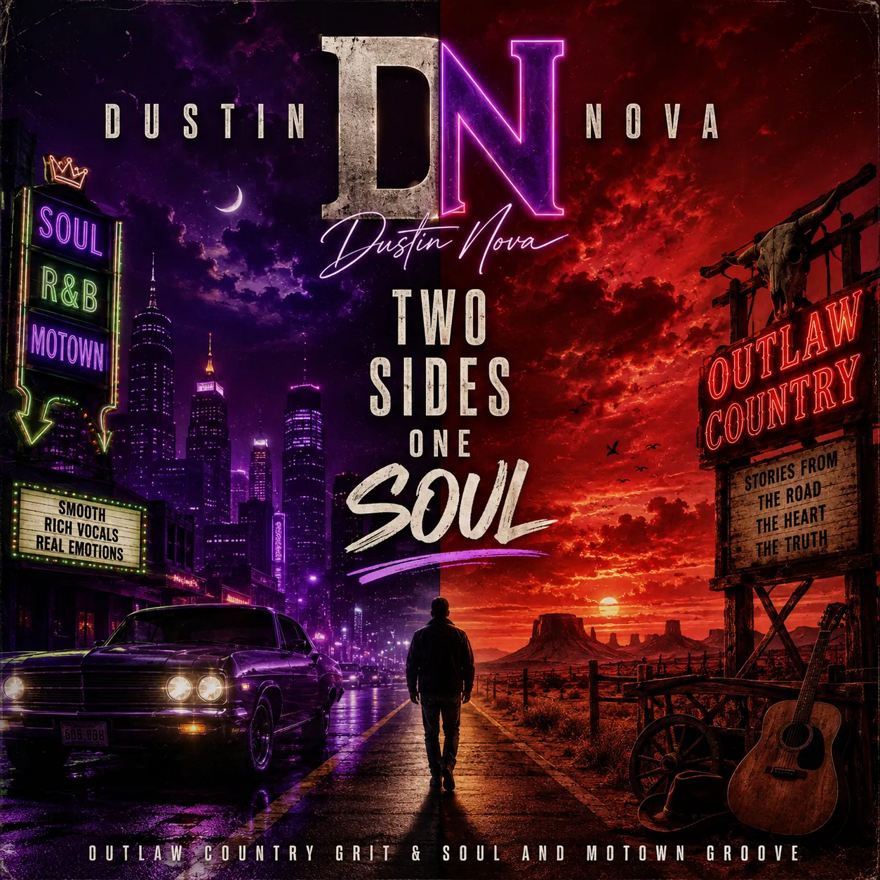 Two Sides. One Soul. project artwork by Dustin Nova