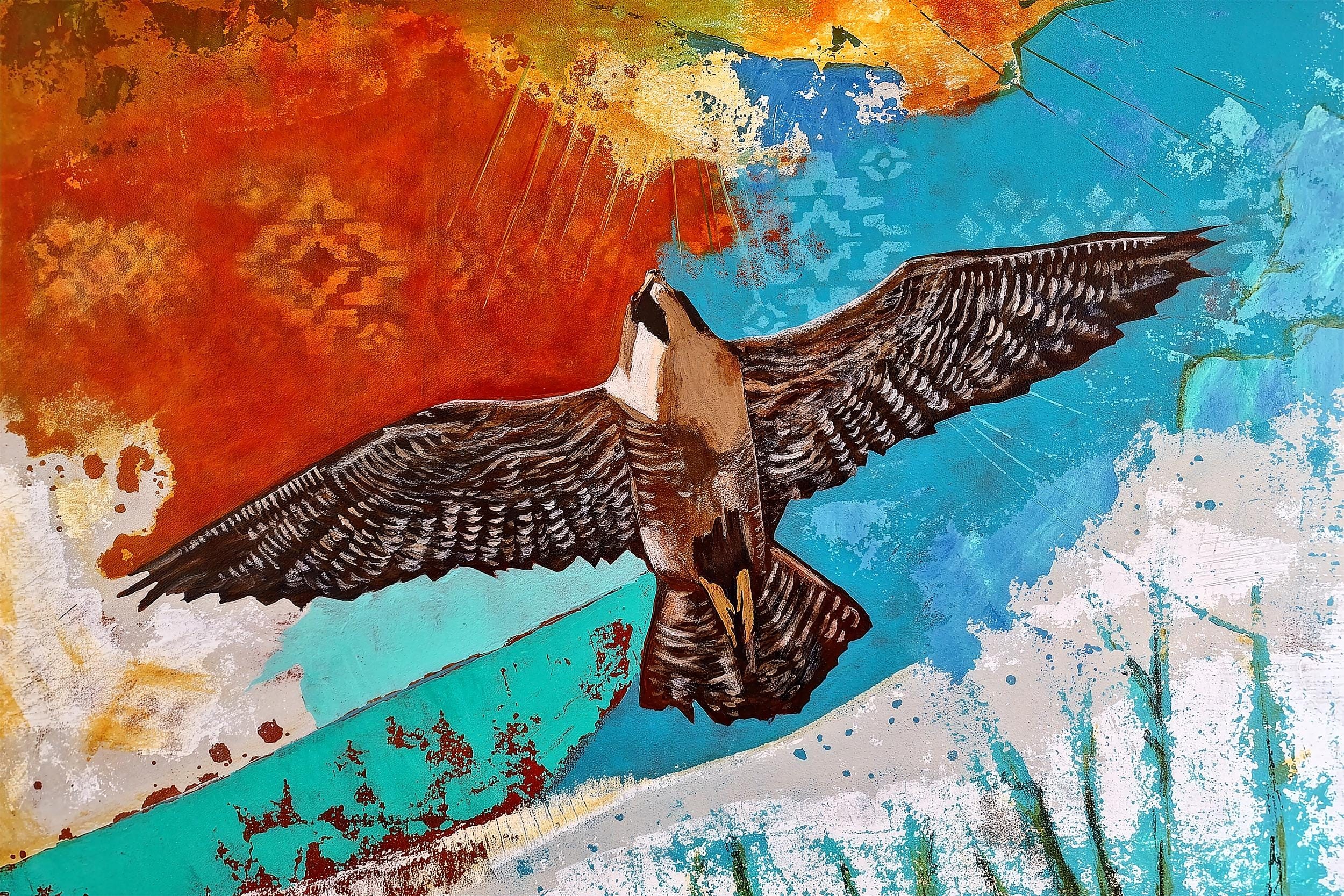 The Hawk Sees All Original, view 3