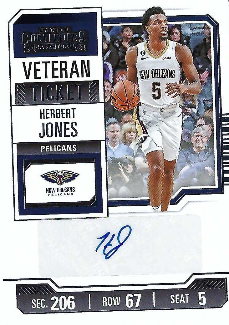 Signed item for Autograph #109 – Herbert Jones – New Orleans Pelicans – NBA