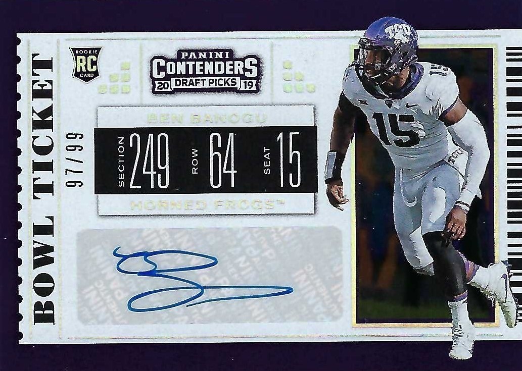 Signed item for Autograph #119 – Ben Banogu – TCU Horned Frogs – NCAA