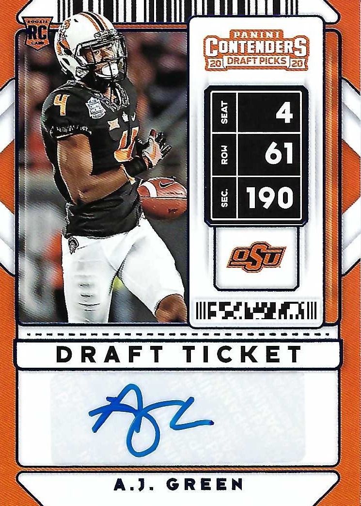 Signed item for Autograph #125 – A.J. Green – Oklahoma State Cowboys – NCAA