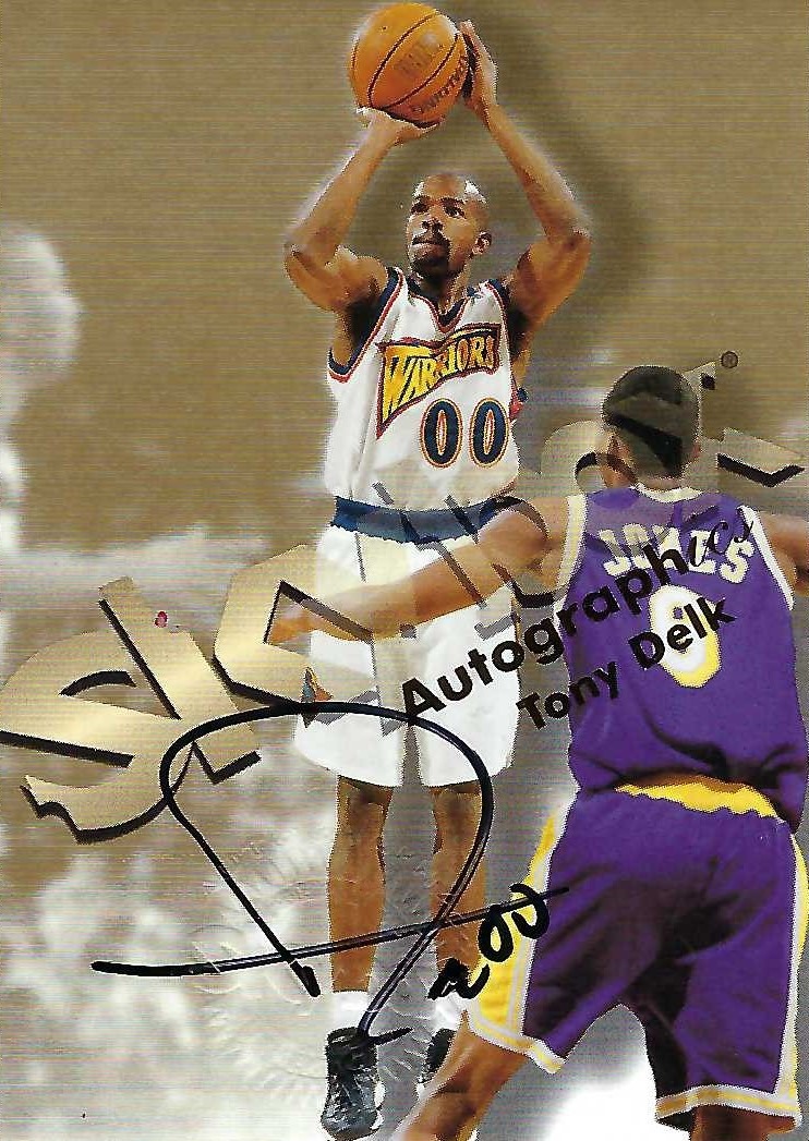 Signed item for Autograph #140 – Tony Delk – Golden State Warriors – NBA