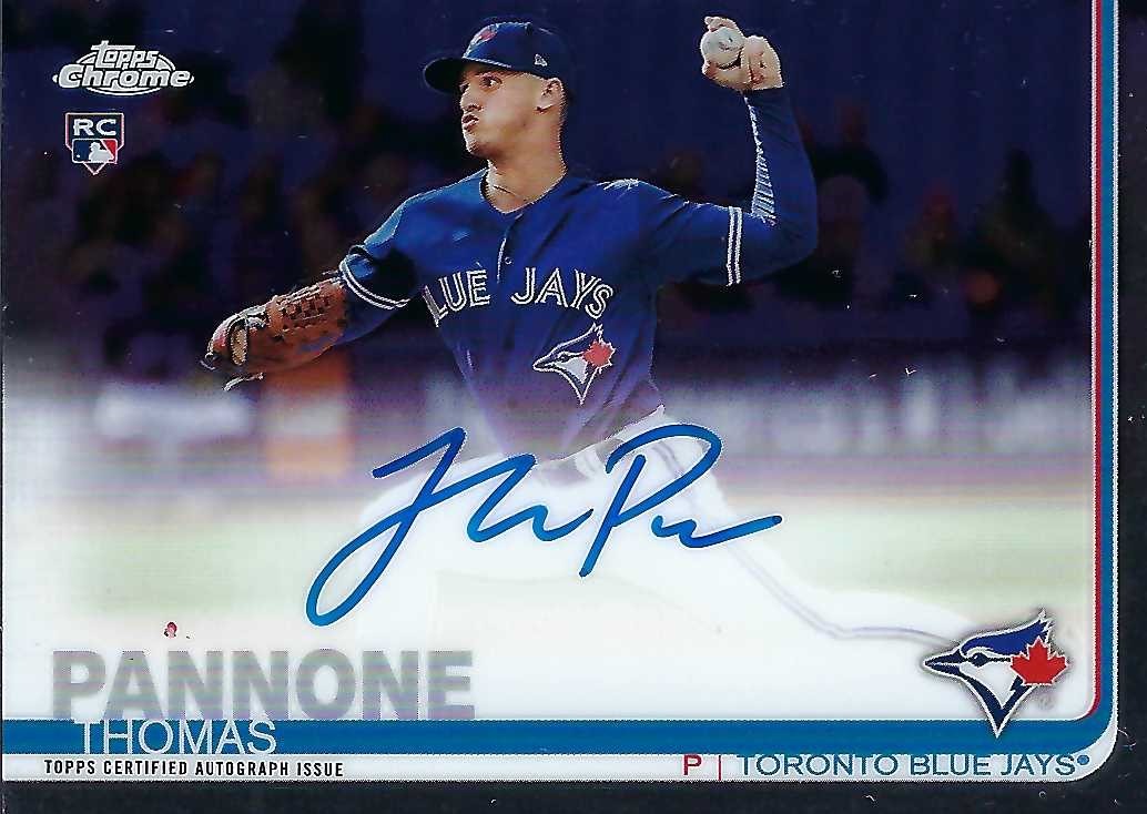 Signed item for Autograph #142 – Thomas Pannone – Toronto Blue Jays – MLB