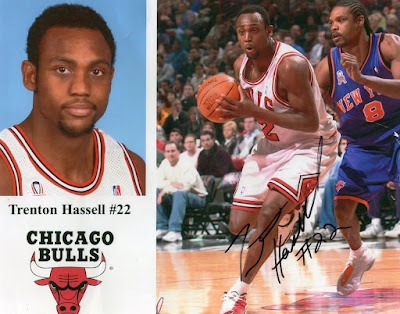 Signed item for Autograph #15 – Trenton Hassell – Chicago Bulls – NBA