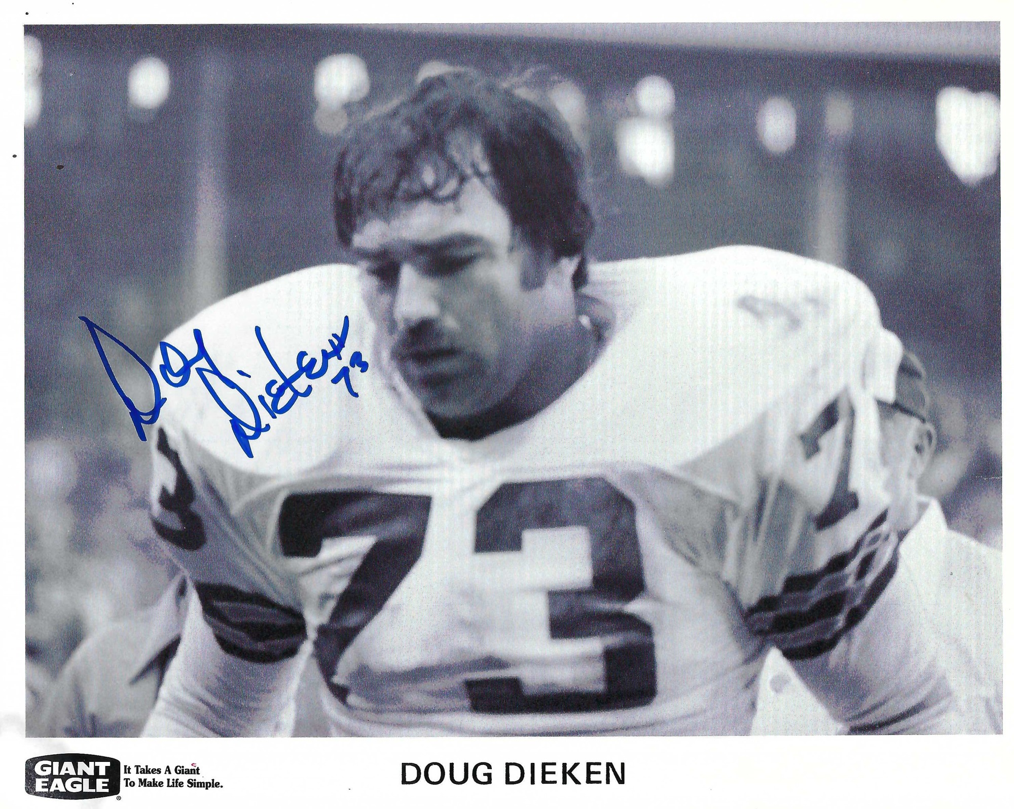 Signed item for Autograph #150 – Doug Dieken – Cleveland Browns – NFL