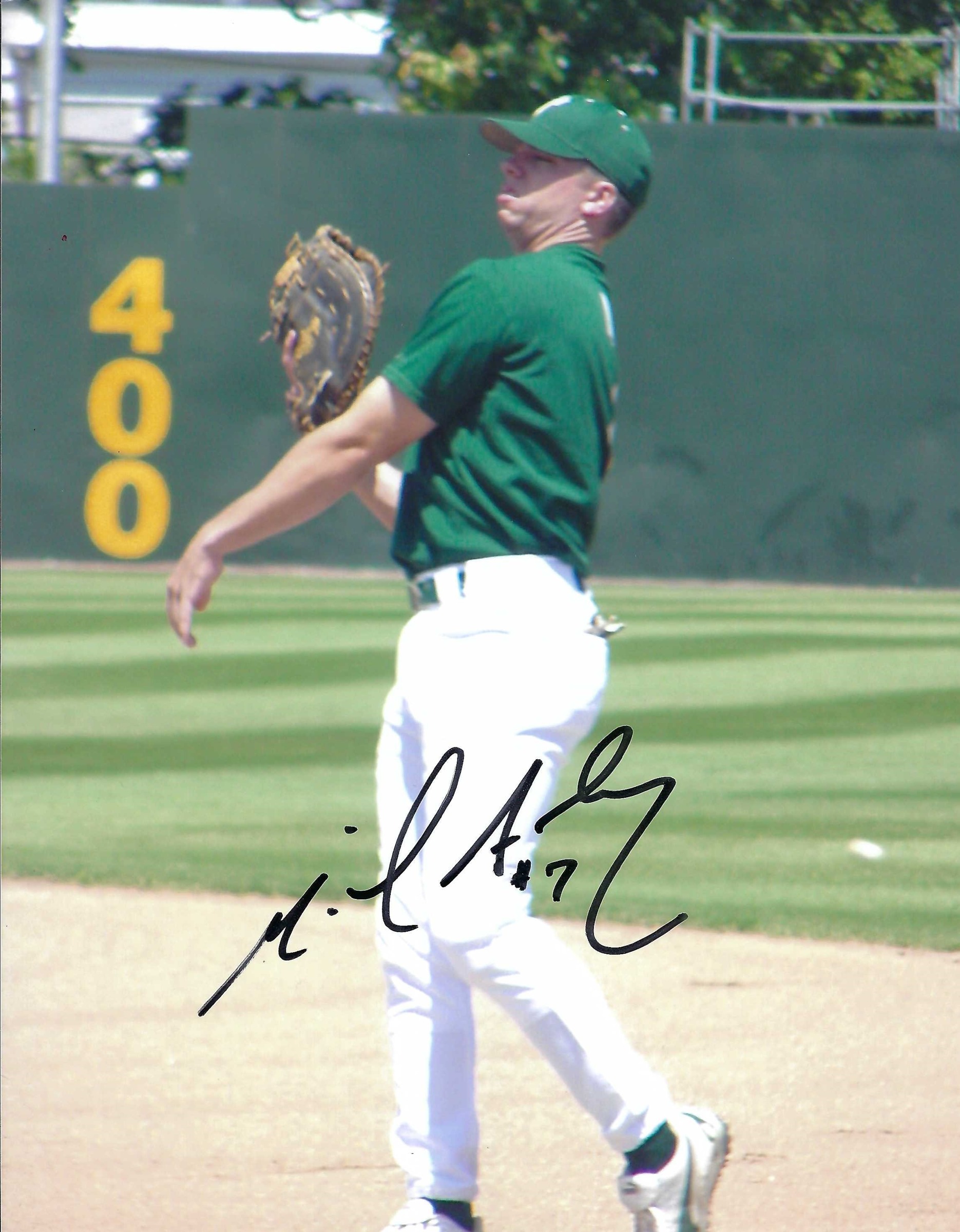 Signed item for Autograph #158 – Michael Aubrey – Tulane University – NCAA