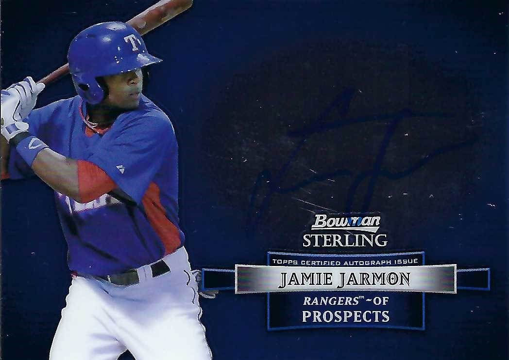 Signed item for Autograph #174 – Jamie Jarmon – Texas Rangers – MLB