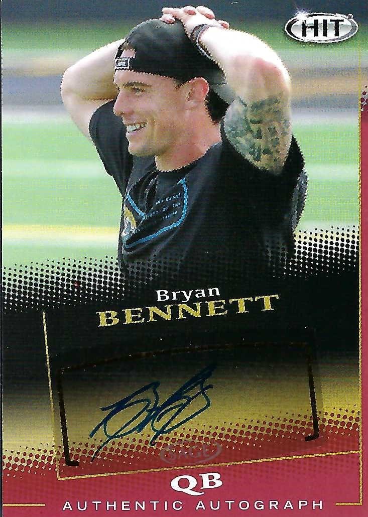 Signed item for Autograph #176 – Bryan Bennett – Southeastern Louisiana Lions – NCAA