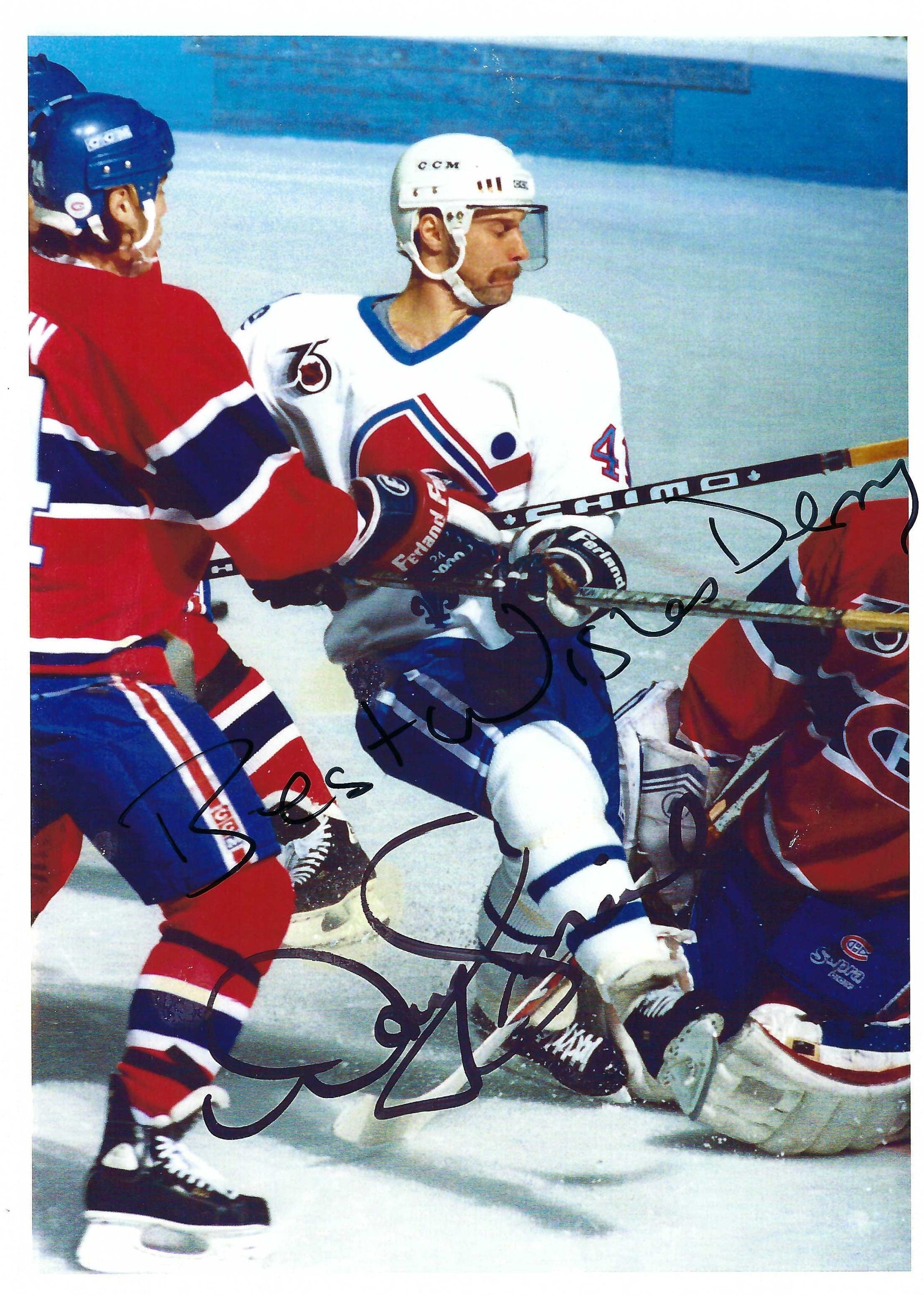 Signed item for Autograph #181 – Doug Smail – Quebec Nordiques – NHL
