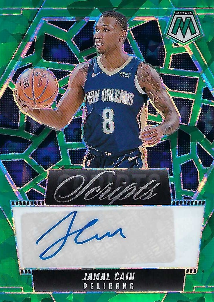 Signed item for Autograph #187 – Jamal Cain – New Orleans Pelicans – NBA