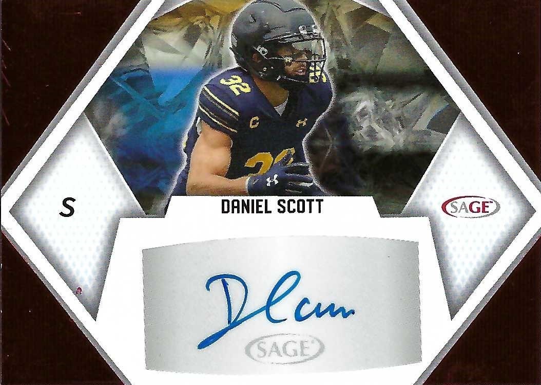 Signed item for Autograph #191 – Daniel Scott – California Golden Bears – NCAA