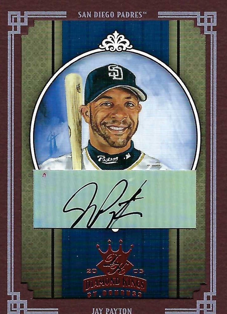 Signed item for Autograph #193 – Jay Payton – San Diego Padres – MLB