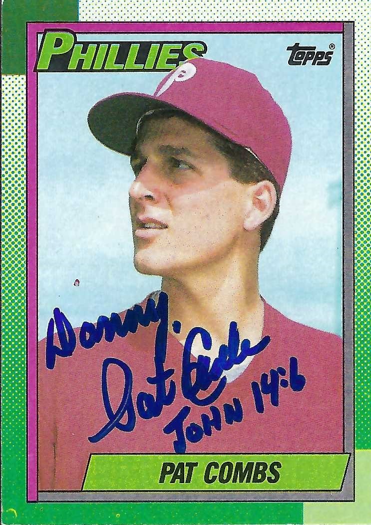 Signed item for Autograph #195 – Pat Combs – Philadelphia Phillies – MLB