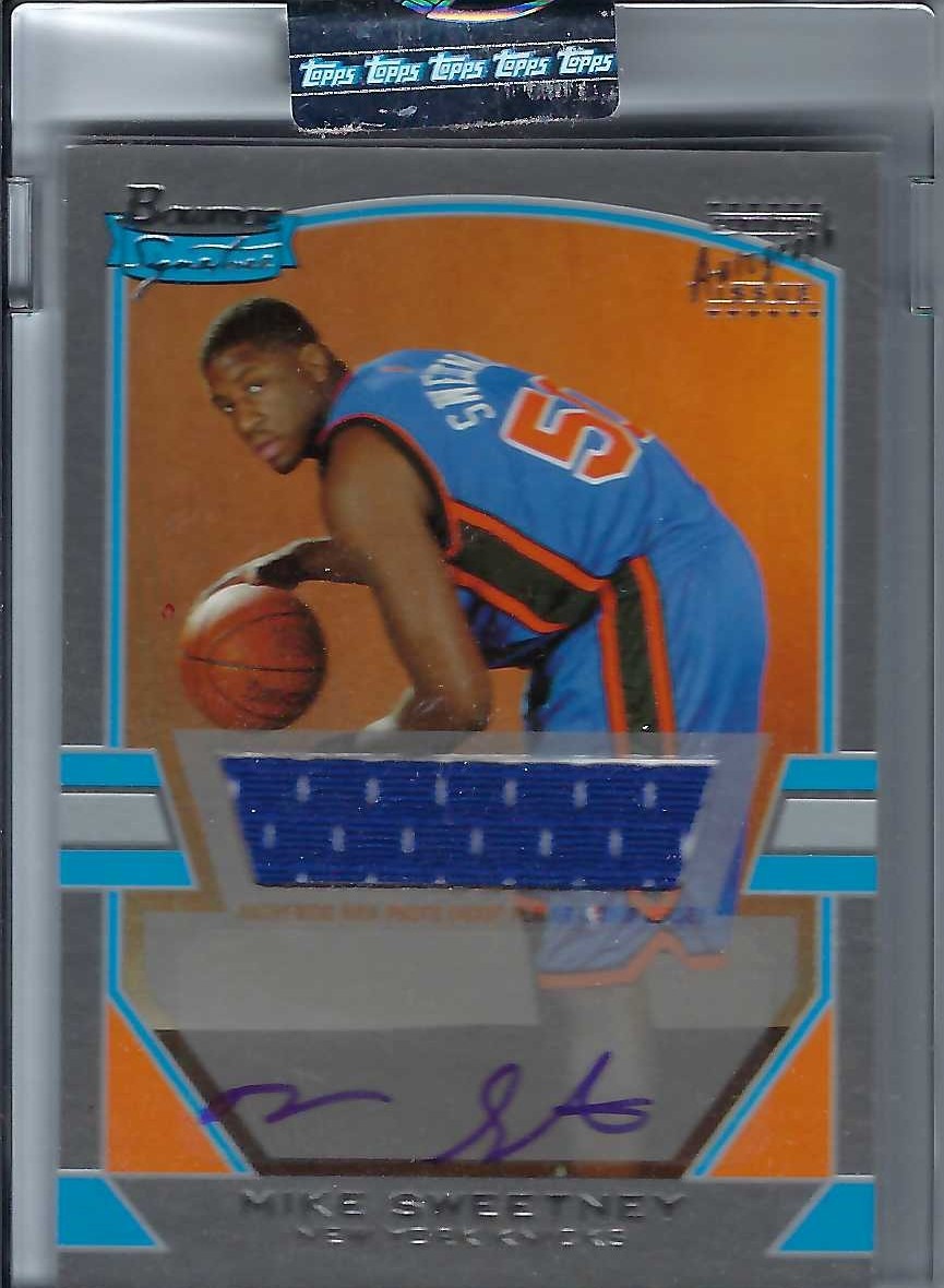 Signed item for Autograph #204 – Mike Sweetney – New York Knicks – NBA