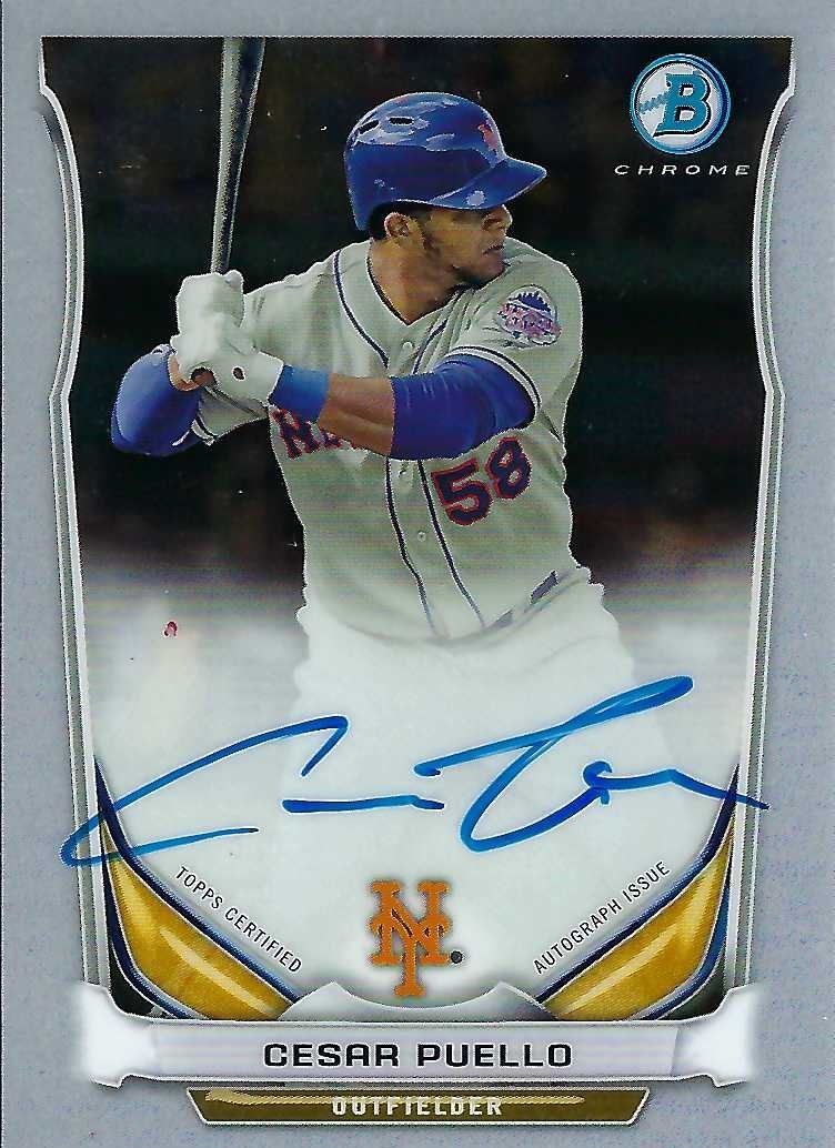 Signed item for Autograph #207 – Cesar Puello – New York Mets – MLB