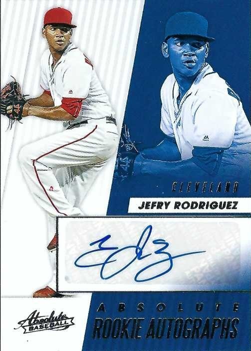 Signed item for Autograph #218 – Jefry Rodriguez – Cleveland Indians – MLB
