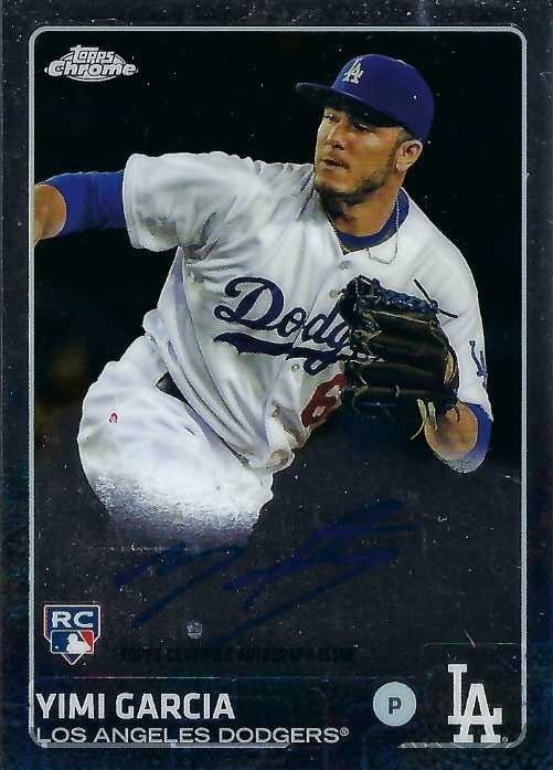 Signed item for Autograph #219 – Yimi Garcia – Los Angeles Dodgers – MLB