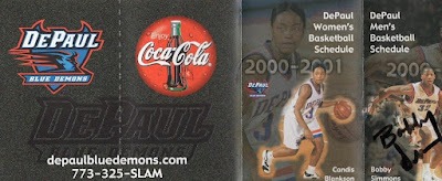 Signed item for Autograph #22 – Bobby Simmons – DePaul Blue Devils – NCAA