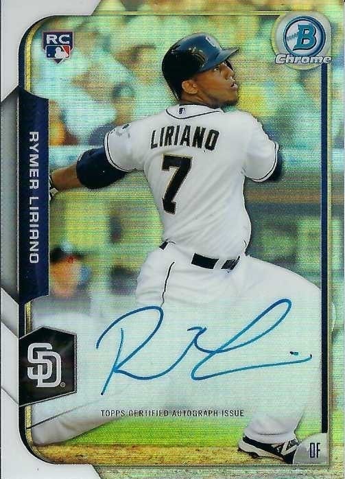 Signed item for Autograph #221 – Rymer Liriano – San Diego Padres – MLB