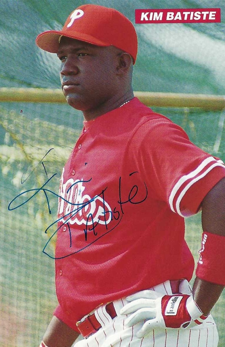 Signed item for Autograph #229 – Kim Batiste – Philadelphia Phillies – MLB