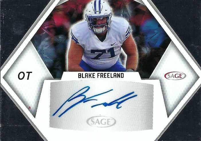 Signed item for Autograph #236 – Blake Freeland – Brigham Young University – NCAA