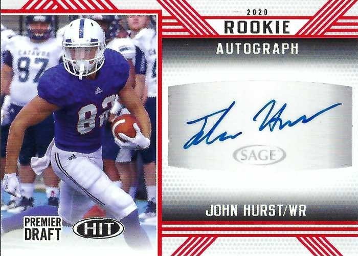 Signed item for Autograph #241 – John Hurst – West Georgia University – NCA