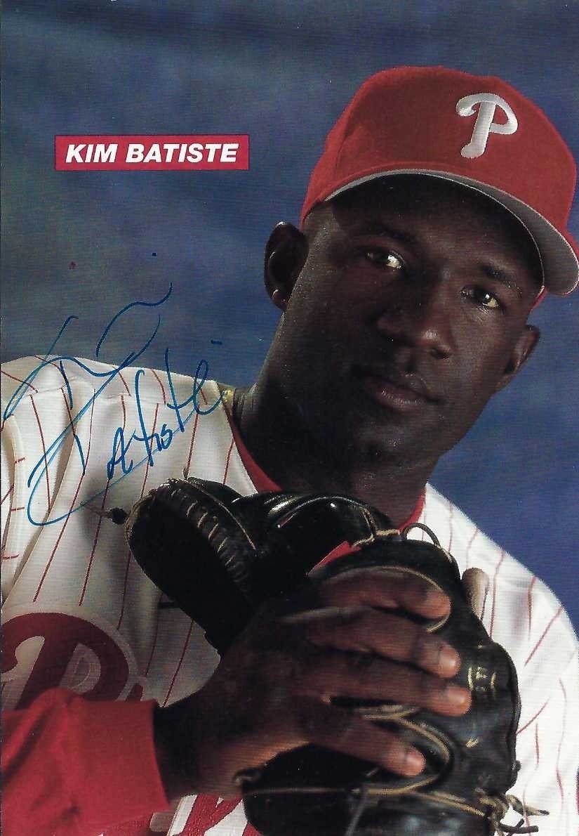 Signed item for Autograph #242 – Kim Batiste – Philadelphia Phillies – MLB #2