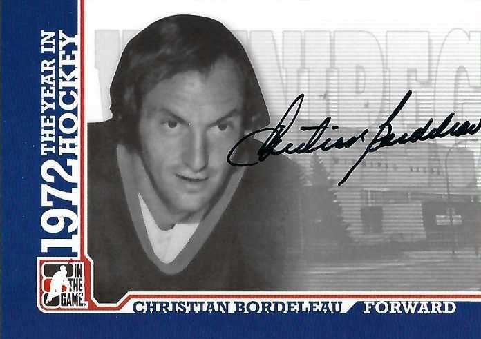 Signed item for Autograph #245 – Christian Bordeleau – Quebec Nordiques – NHL
