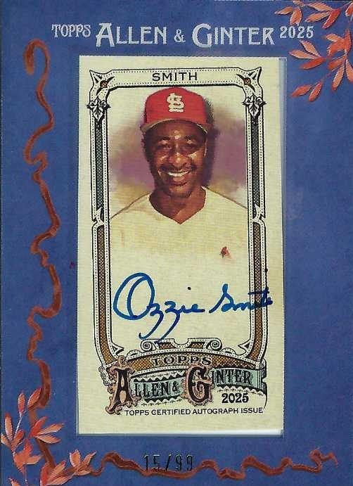 Signed item for Autograph #248 – Ozzie Smith – St Louis Cardinals – MLB
