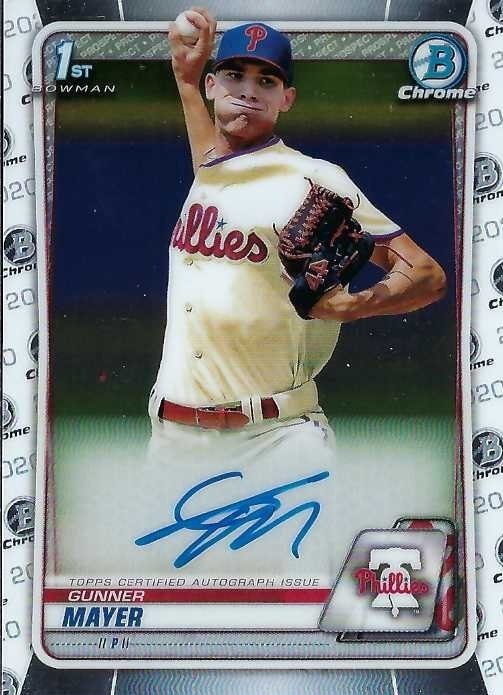 Signed item for Autograph #271 – Gunner Mayer – Philadelphia Phillies – MLB