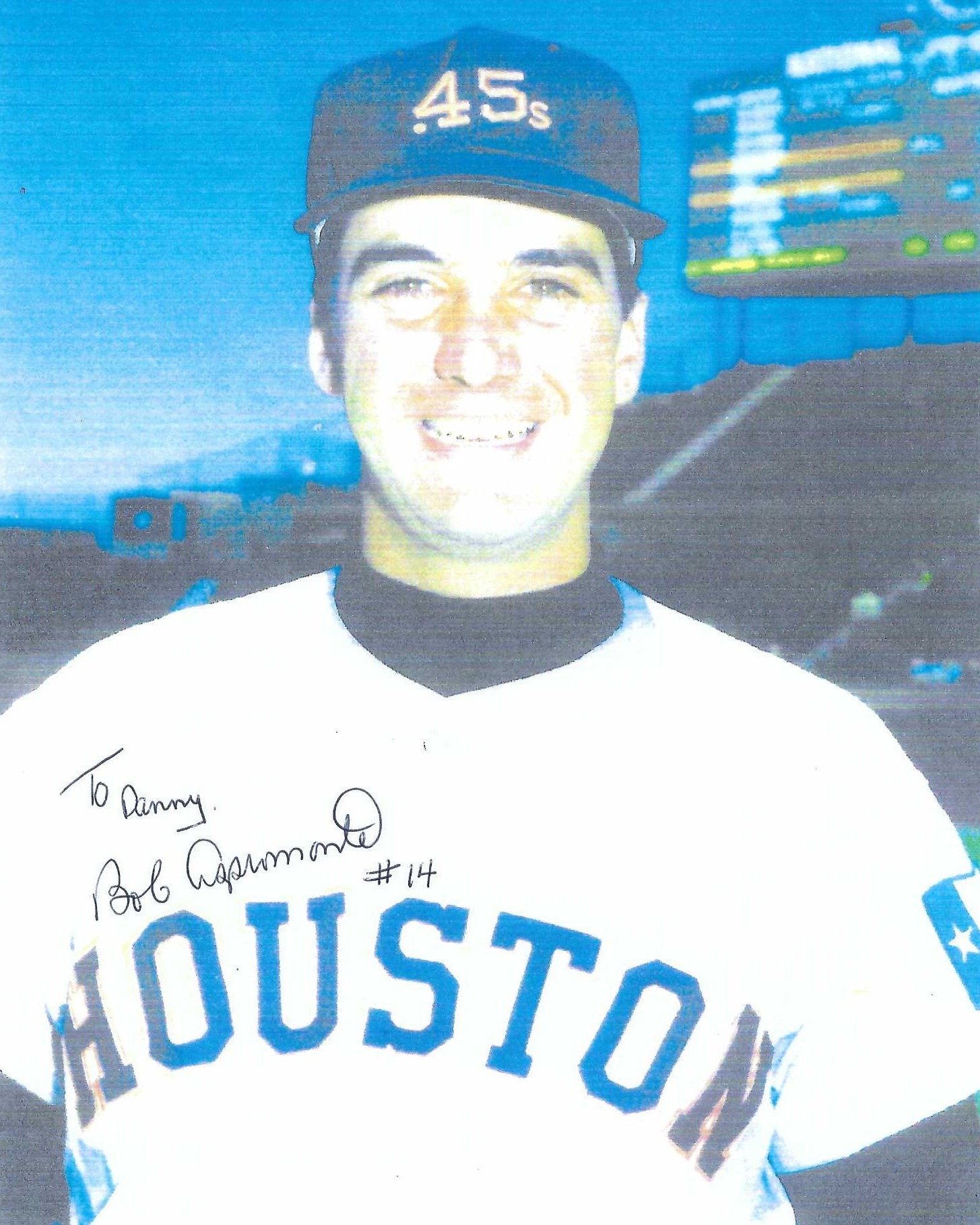 Signed item for Autograph #273 & 274 – Bob Aspromonte – Houston Colts .45s – MLB