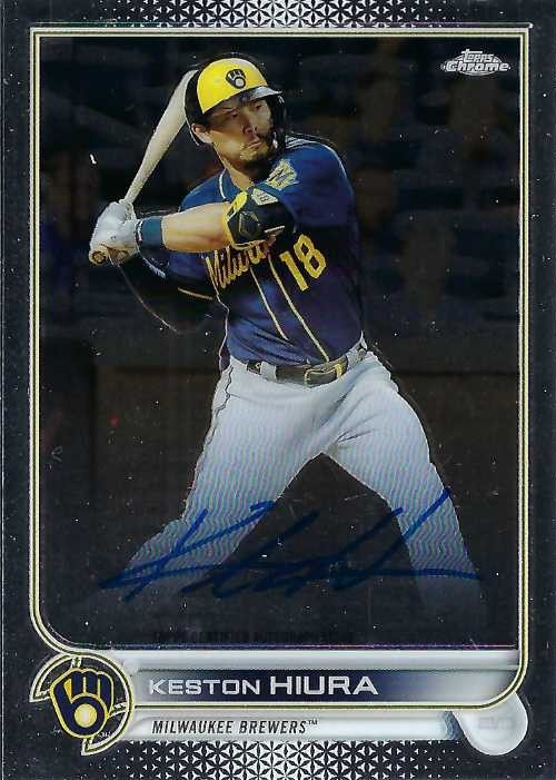 Signed item for Autograph #278 – Keston Hiura – Milwaukee Brewers – MLB