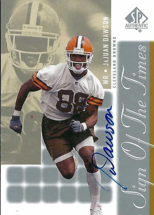 Signed item for Autograph #279 – JaJuan Dawson – Cleveland Browns – NFL