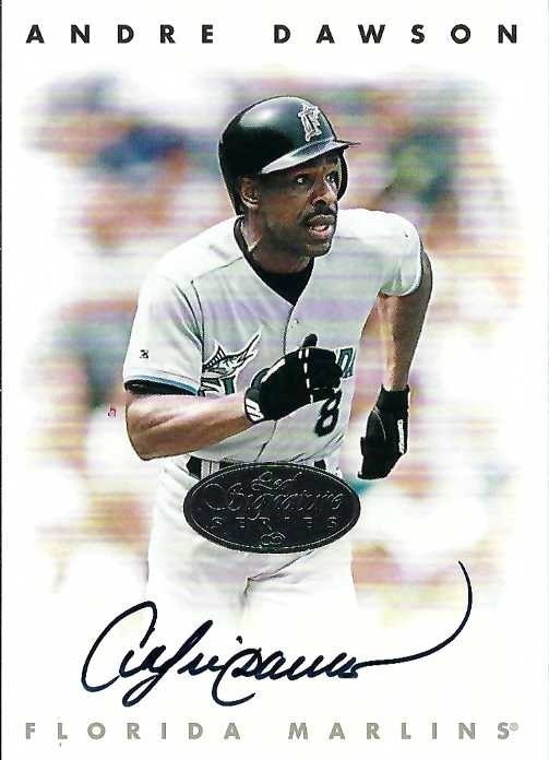 Signed item for Autograph #283 – Andre Dawson – Florida Marlins – MLB