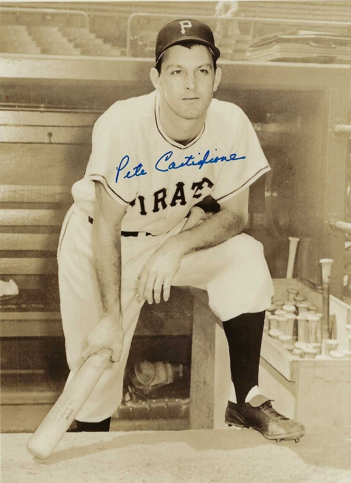 Signed item for Autograph #286 – Pete Castigilione – Pittsburgh Pirates – MLB