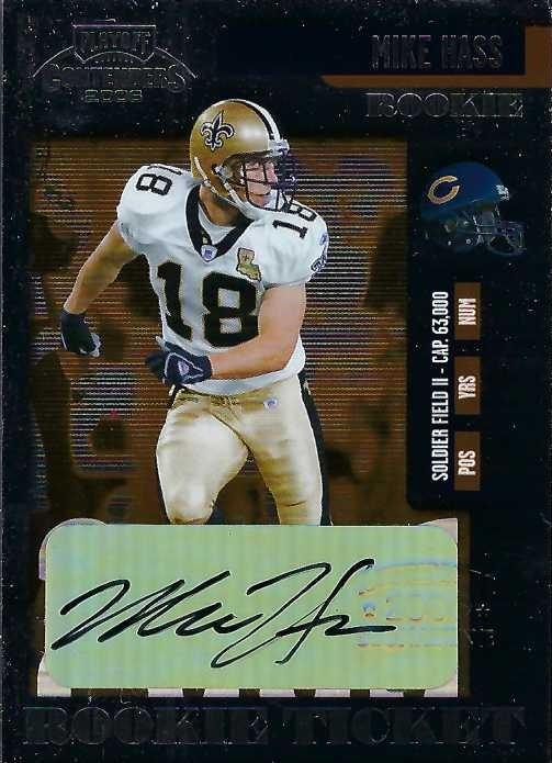 Signed item for Autograph #289 – Mike Hass – New Orleans Saints – NFL